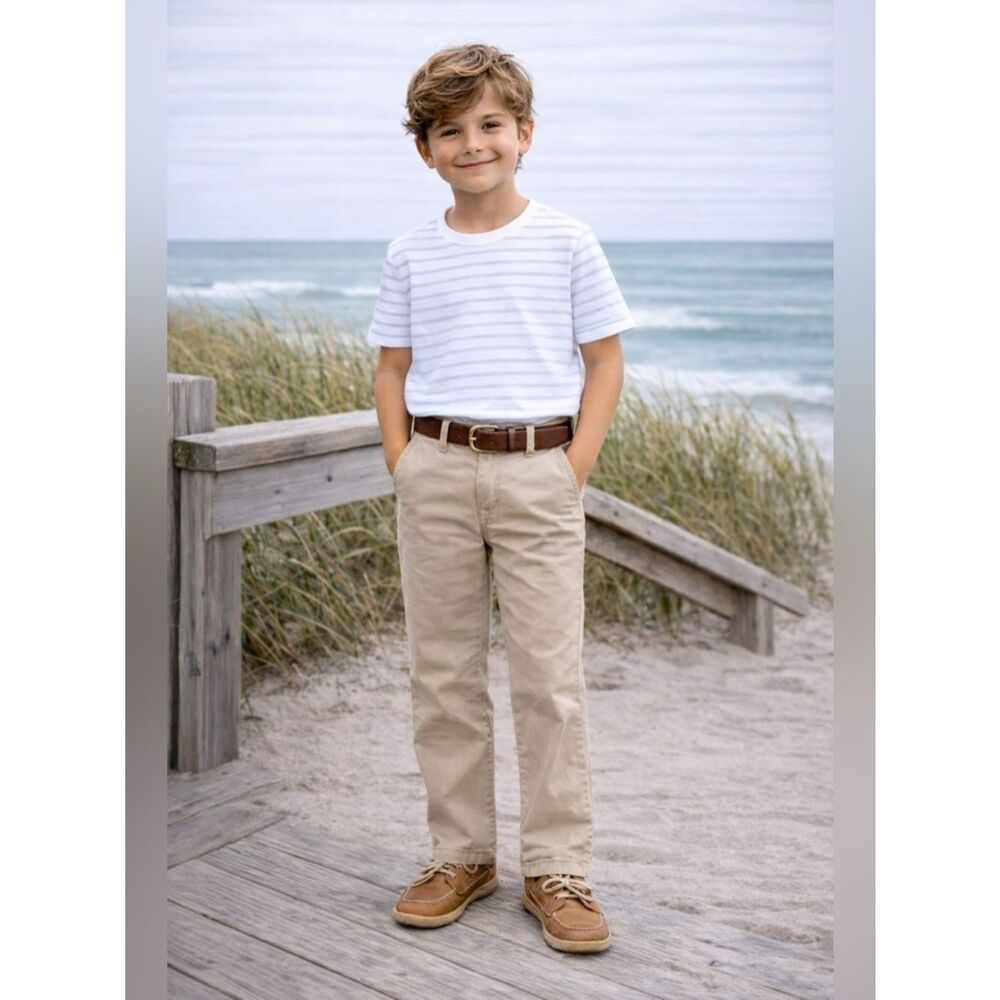 Vineyard Vines Khaki Chino Pants Size 6 Beige Straight Leg Preppy Classic